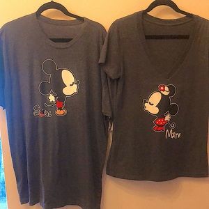 NWOT ❤️Soul Mates Mickey & Minnie Tee Shirts